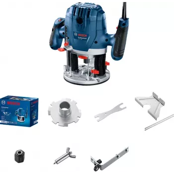 Bosch GOF 130 Schwarz, Blau 28000 U/min 1300 W