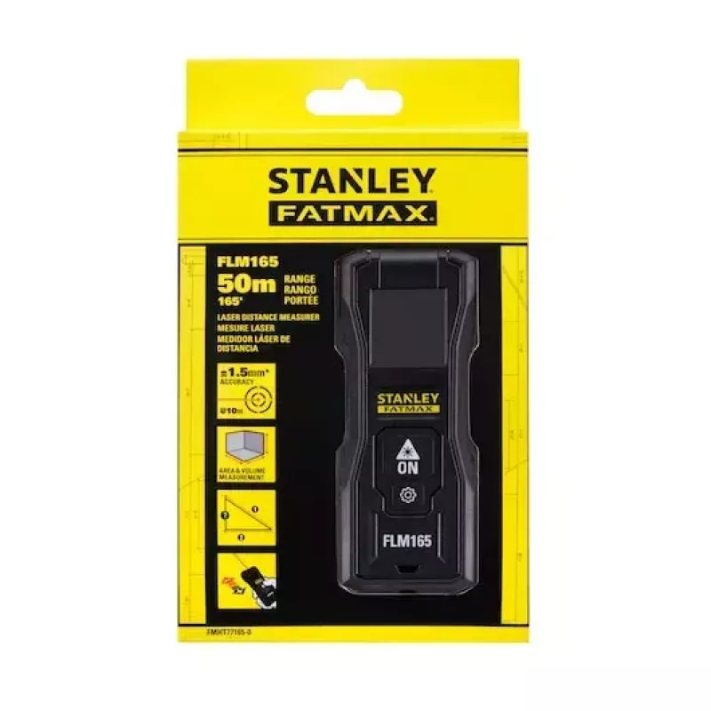 Laser-Entfernungsmesser Stanley FATMAX FMHT77165-0 Schwarz 50 m