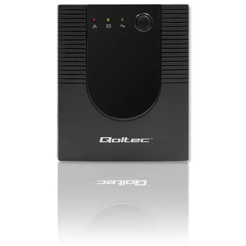 Qoltec UPS 53776 Line-Interactive 1,5 kVA 900 W 4 AC-Ausgänge