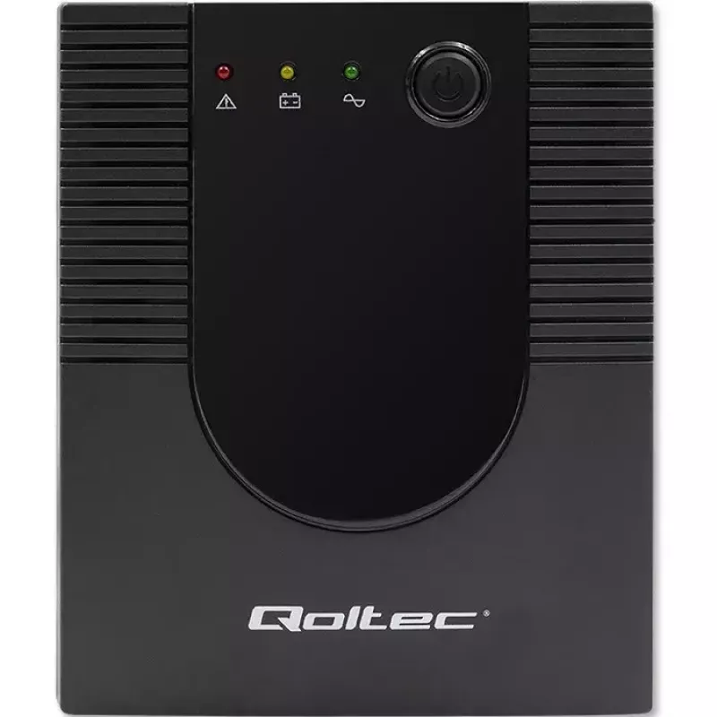 Qoltec UPS 53776 Line-Interactive 1,5 kVA 900 W 4 AC-Ausgänge