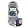 DYMO LetraTag LT-100H Tragbarer Etikettendrucker | ABC-Tastatur-Etikettendrucker mit benutzerfreundlichem 13-Zeichen-LCD-Bildschirm | für Zuhause oder Büro | Silber