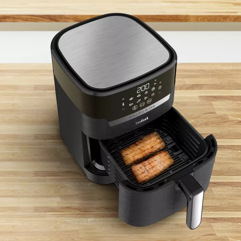 Tefal Easy Fry & Grill EY5058 Single 4,2 L Standgerät 1550 W Heißluftfritteuse Schwarz