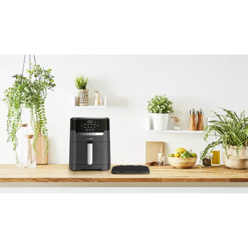 Tefal Easy Fry & Grill EY5058 Single 4,2 L Standgerät 1550 W Heißluftfritteuse Schwarz