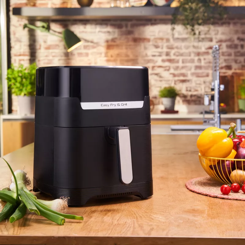 Tefal Easy Fry & Grill EY5058 Single 4,2 L Standgerät 1550 W Heißluftfritteuse Schwarz