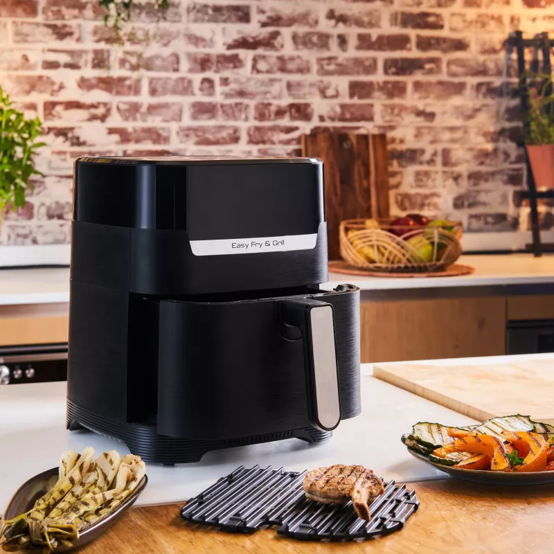 Tefal Easy Fry & Grill EY5058 Single 4,2 L Standgerät 1550 W Heißluftfritteuse Schwarz