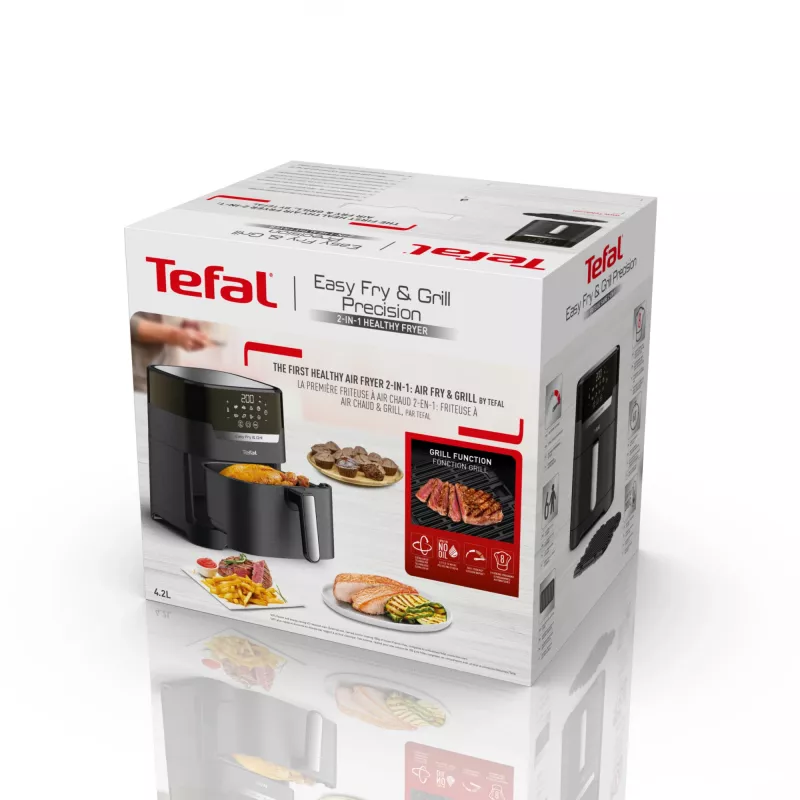 Tefal Easy Fry & Grill EY5058 Single 4,2 L Standgerät 1550 W Heißluftfritteuse Schwarz