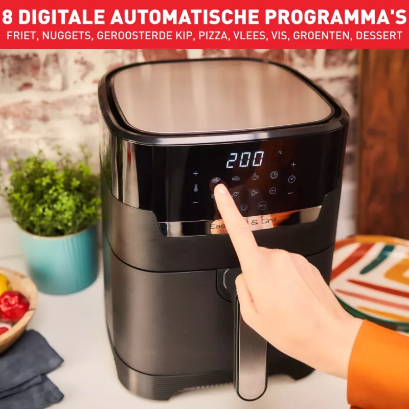 Tefal Easy Fry & Grill EY5058 Single 4,2 L Standgerät 1550 W Heißluftfritteuse Schwarz