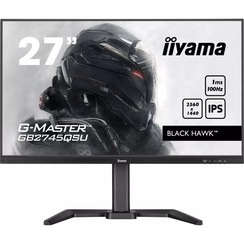 iiyama G-MASTER GB2745QSU-B2 Computer Monitor 68,6 cm (27 Zoll) 2560 x 1440 Pixel Wide Quad HD LED Schwarz