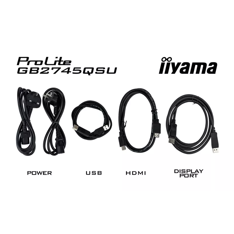 iiyama G-MASTER GB2745QSU-B2 Computer Monitor 68,6 cm (27 Zoll) 2560 x 1440 Pixel Wide Quad HD LED Schwarz