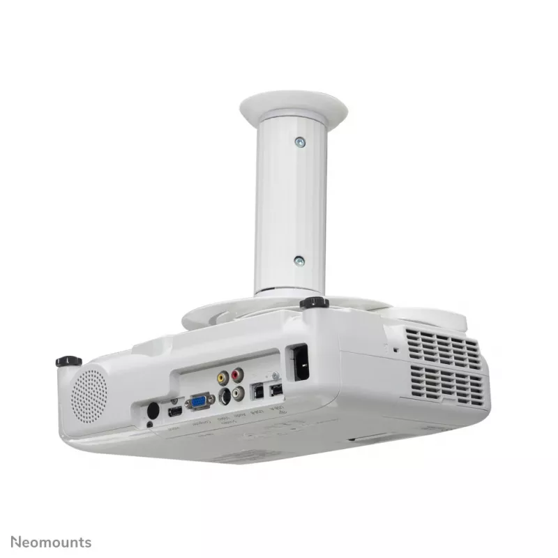 Neomounts BEAMER-C80WHITE Deckenhalterung für Projektor - Höhe 13-20 cm - voll beweglich