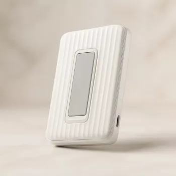 Tragbare Batterie-Powerbank USB 10000mAh Rapid/Mag Weiß 5022801022