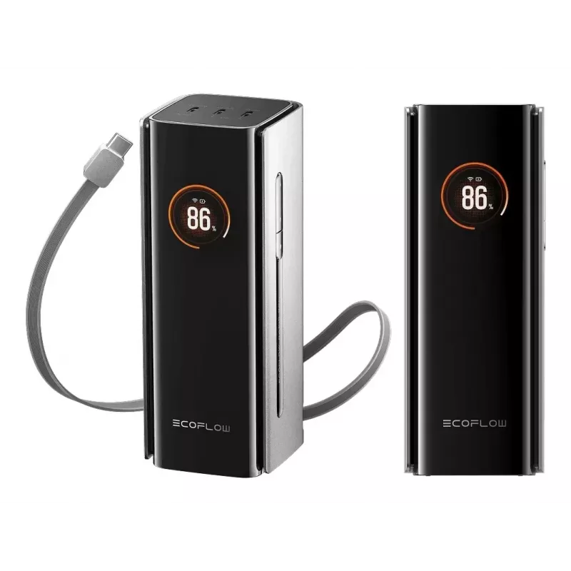 Powerbank EcoFlow RAPID Pro 20000 mAh Lithium 230W, 3× USB-C, Schwarz
