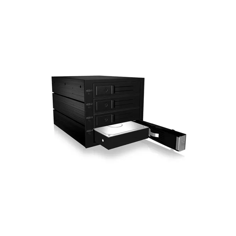 ICY BOX IB-564SAS-12G Disk-Array Schwarz