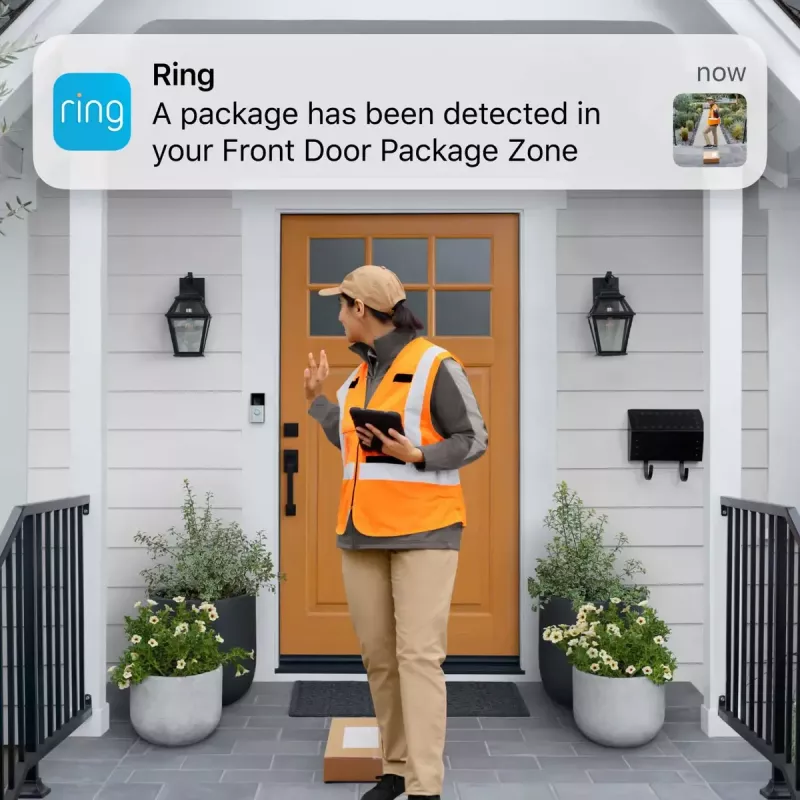 Battery Doorbell Plus Ring Schwarz Nickel