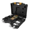 DYMO Rhino 6000+ Industrie-Etikettendrucker | Computerverbundener Etikettendrucker mit Hartschalenkoffer | Enthält 1 Vinylbandkassette, 1 flexible Nylonbandkassette und wiederaufladbaren Lithium-Ionen-Akku