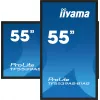 iiyama TF5539AS-B1AG Signage Display Kiosk-Design 138,7 cm (54,6 Zoll) LED 435 cd/m² 4K Ultra HD Schwarz Touchscreen Integrierter Prozessor Android 11 24/7