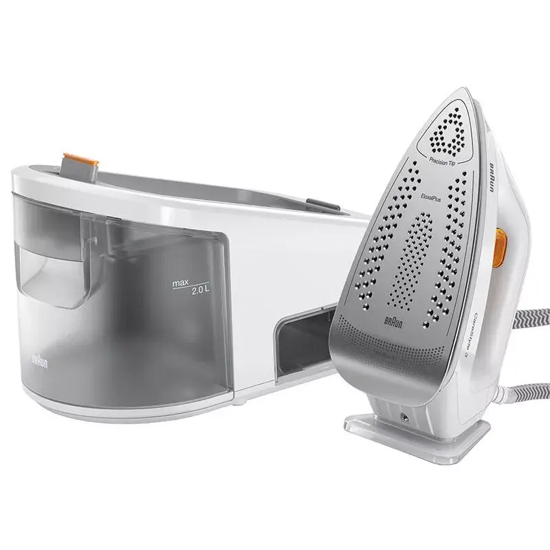 Braun CareStyle 3 IS3132WH 2400 W 2 L EloxalPlus-Bügelsohle Orange, Weiß