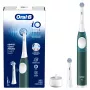 Elektrische Zahnbürste BRAUN Oral‑B iO Series 2 Grün wiederaufladbar mit Reiseetui