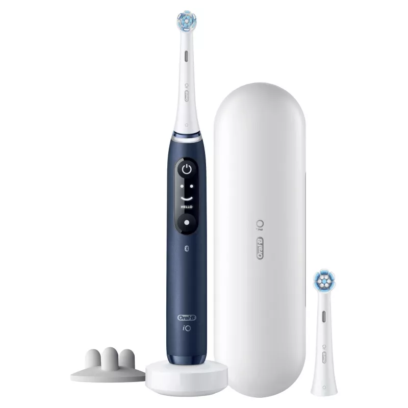 Oral-B iO 7S Erwachsenen oszillierende Zahnbürste Blau, Weiß