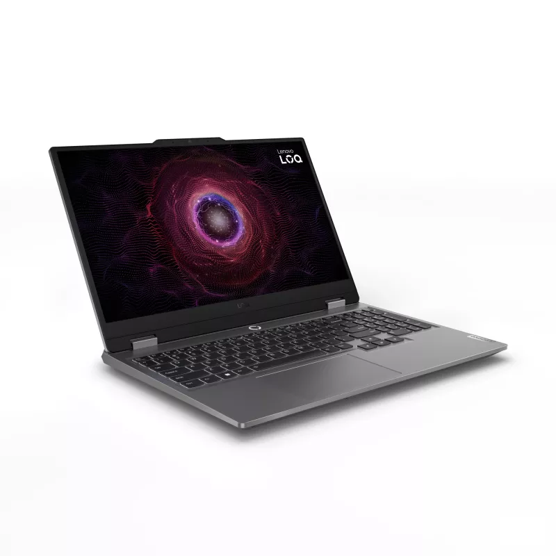 Laptop Lenovo LOQ 15ARP9 — 15,6 Zoll FHD 144Hz, AMD Ryzen 5 7235HS, 16GB DDR5, 512GB NVMe SSD, NVIDIA GeForce RTX 4050, Luna Grey