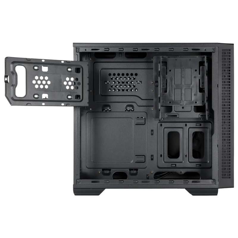 Chieftec UK-02B-OP Computergehäuse Cube Schwarz