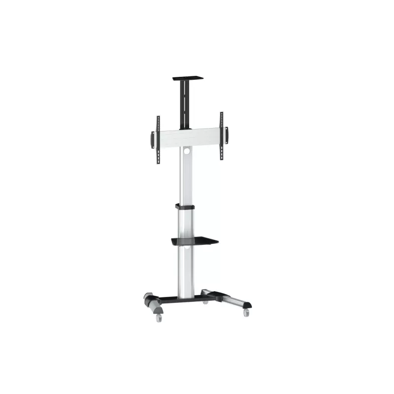 Equip 650602 37-70“ 90° drehbarer Einzeldisplay-LFD-Rollwagen, 50 kg, 94 cm (37 Zoll), 177,8 cm (70 Zoll), 200 x 200 mm, 600 x 400 mm, -12 - 5°
