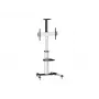 Equip 650602 37-70“ 90° drehbarer Einzeldisplay-LFD-Rollwagen, 50 kg, 94 cm (37 Zoll), 177,8 cm (70 Zoll), 200 x 200 mm, 600 x 400 mm, -12 - 5°