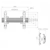Equip 37 Zoll-65 Zoll Modulare Push-In Pop-Out TV-Wandhalterung