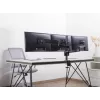 Equip 17 Zoll-27 Zoll Triple Monitor Tischhalterung, Klemme, 21 kg, 75 x 75 mm, 100 x 100 mm, Höhenverstellung, Schwarz