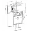 Equip 43 Zoll-70 Zoll Pull-Down TV-Wandhalterung