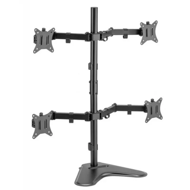 Equip 17 Zoll-32 Zoll verstellbarer Tischständer für vier Monitore