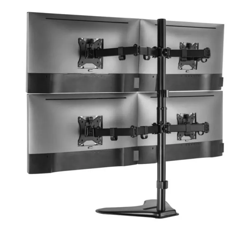 Equip 17 Zoll-32 Zoll verstellbarer Tischständer für vier Monitore