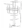 Motorisierter Fernbedienungs-TV-Ständer Equip 37–65 Zoll
