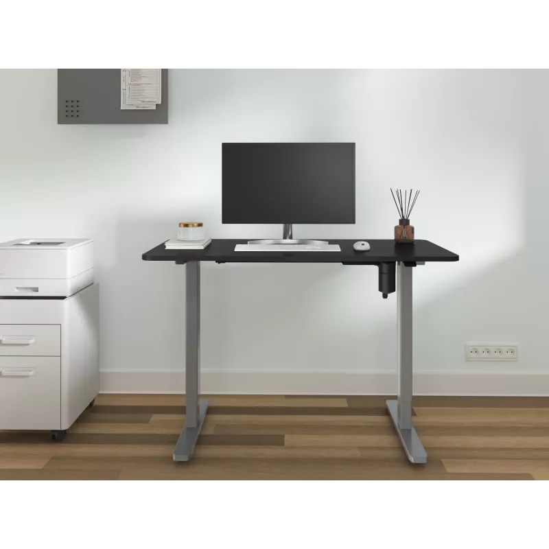 Equip ERGO elektrisches Sitz-Steh-Tischgestell mit Tischplatte, grau