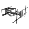 Equip 37–90 Zoll neig-/schwenkbare TV-Wandhalterung, 200 x 200 mm, 816 x 410 mm, -15 - 5°, -60 - 60°, Stahl, Schwarz