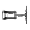 Equip 37–90 Zoll neig-/schwenkbare TV-Wandhalterung, 200 x 200 mm, 816 x 410 mm, -15 - 5°, -60 - 60°, Stahl, Schwarz