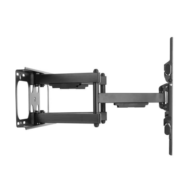 Equip 37–90 Zoll neig-/schwenkbare TV-Wandhalterung, 200 x 200 mm, 816 x 410 mm, -15 - 5°, -60 - 60°, Stahl, Schwarz