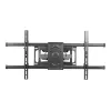 Equip 37–90 Zoll neig-/schwenkbare TV-Wandhalterung, 200 x 200 mm, 816 x 410 mm, -15 - 5°, -60 - 60°, Stahl, Schwarz
