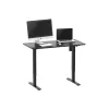 Elektrischer Sitz-Steh-Tischrahmen Equip 650812, schwarz, rechteckig, Kunststoff