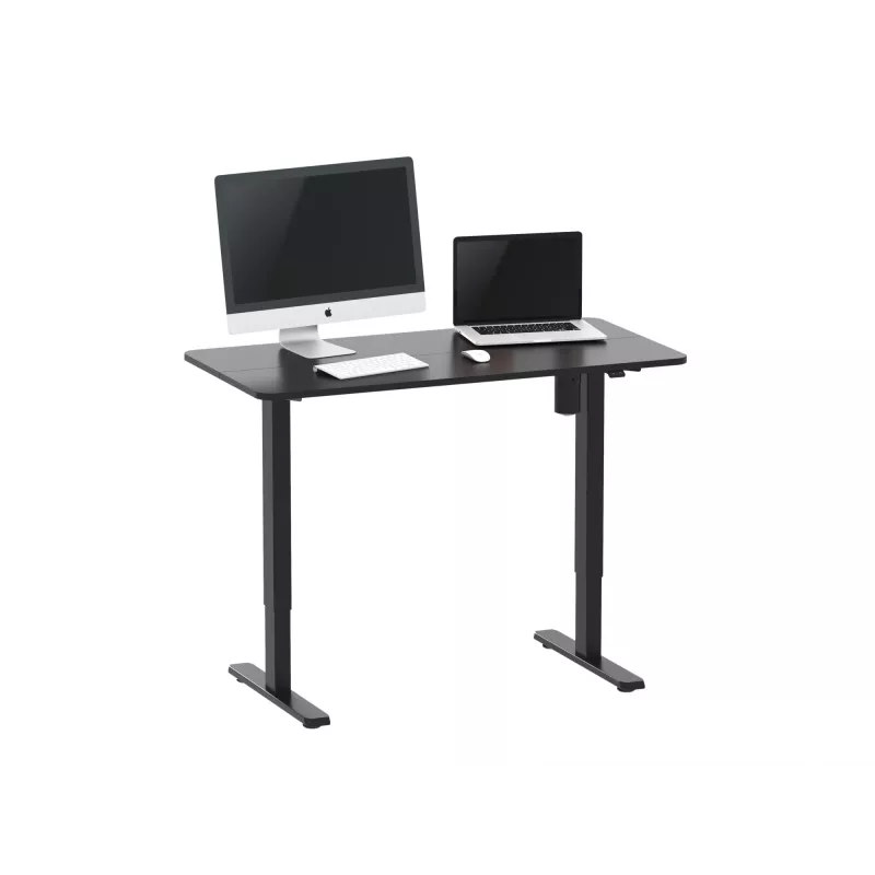 Elektrischer Sitz-Steh-Tischrahmen Equip 650812, schwarz, rechteckig, Kunststoff