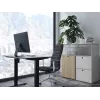 Elektrischer Sitz-Steh-Tischrahmen Equip 650812, schwarz, rechteckig, Kunststoff
