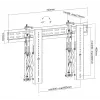 Equip 37 Zoll-70 Zoll Pop-Out Video-Wandhalterung