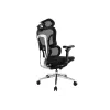Equip Ergonomic Premium-Bürostuhl mit Kopfstütze und Armlehnen, Schwarz