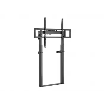 Equip 55 Zoll-100 Zoll feste motorisierte Wandhalterung, 139,7 cm (55 Zoll), 2,54 m (100 Zoll), 200 x 200 mm, 800 x 600 mm, Aluminium, Kunststoff, Edelstahl, Schwarz
