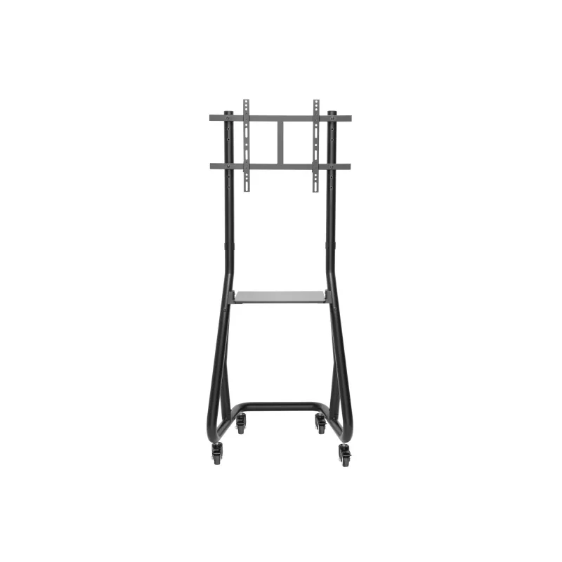 Equip 37 Zoll–80 Zoll robuster TV-Rollwagen, 94 cm (37 Zoll), 2,03 m (80 Zoll), 200 x 200 mm, 600 x 400 mm, Aluminium, Kunststoff, Edelstahl, Schwarz