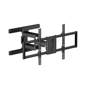 Equip 43–100 Zoll Full-Motion-TV-Wandhalterung, 200 x 200 mm, 800 x 400 mm, -10 - 5°, -60 - 60°, Kunststoff, Edelstahl, Schwarz