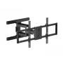 Equip 43–100 Zoll Full-Motion-TV-Wandhalterung, 200 x 200 mm, 800 x 400 mm, -10 - 5°, -60 - 60°, Kunststoff, Edelstahl, Schwarz