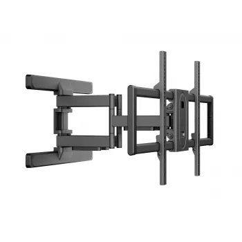 Equip 43–100 Zoll Full-Motion-TV-Wandhalterung, 200 x 200 mm, 800 x 400 mm, -10 - 5°, -60 - 60°, Kunststoff, Edelstahl, Schwarz