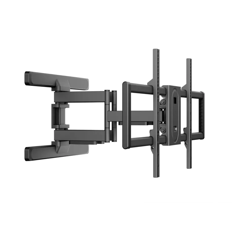 Equip 43–100 Zoll Full-Motion-TV-Wandhalterung, 200 x 200 mm, 800 x 400 mm, -10 - 5°, -60 - 60°, Kunststoff, Edelstahl, Schwarz