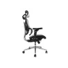 Equip Ergonomic Premium-Bürostuhl mit Kopfstütze und Armlehnen, Grau